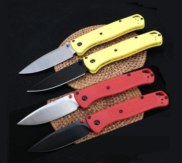 

Butterfly In Knife BM-535 Folding Pocket Knife D2 Blade Red Yellow G10 Handle Tactical Hunting EDC Survival Tool Gift Knives
