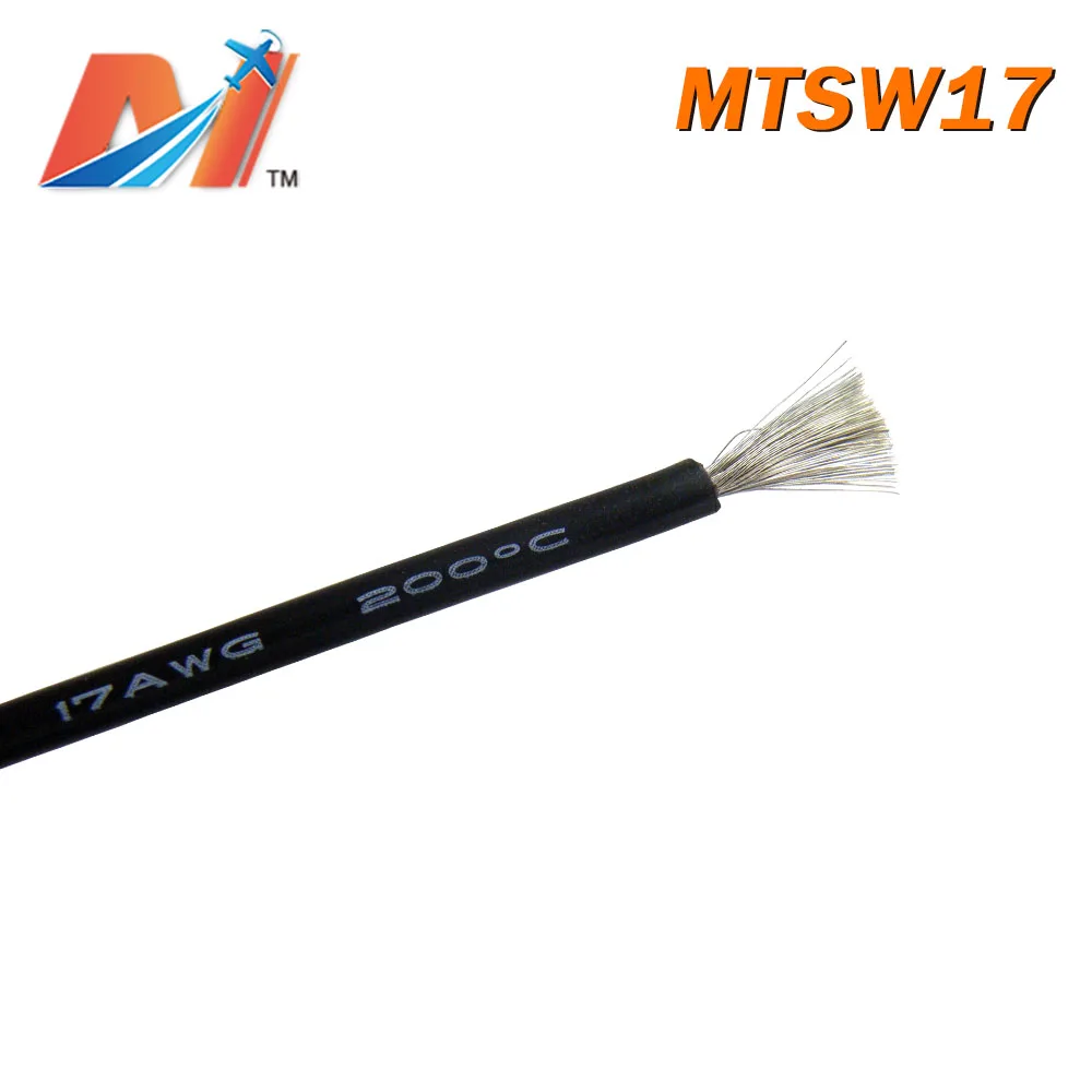 Распродажа силиконовых проводов Maytech AWG17 черного цвета (1 метр)|Силовая установка|