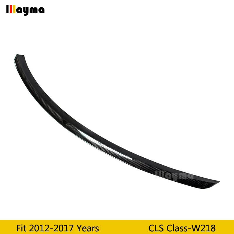 Спойлер для заднего багажника из углеродного волокна в стиле AMG Benz CLS Class CLS250 CLS350