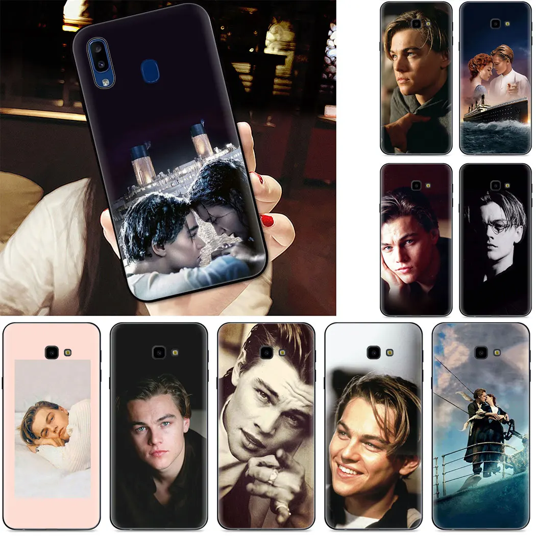 Мягкий силиконовый чехол Leonardo Dicaprio Young для Samsung J4 J8 2018 J6 Plus J7 Duo A2 A20E A70S