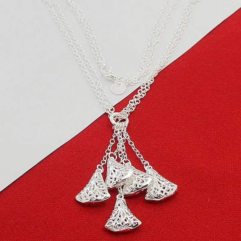 New Arrival Personality Necklace 925 Sterling Silver Fashion Elegant Heart Chain Fine Jewelry |