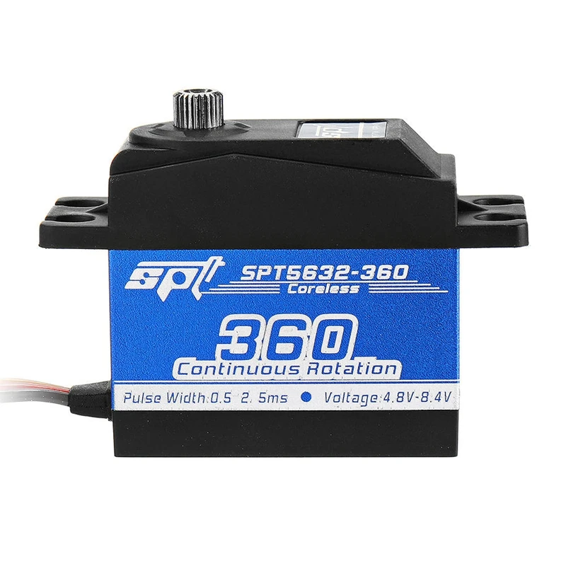 SPT Servo SPT5632-360 Coreless Digital Metal Gear Lager Torque линейное изменение для RC Robot | Электроника