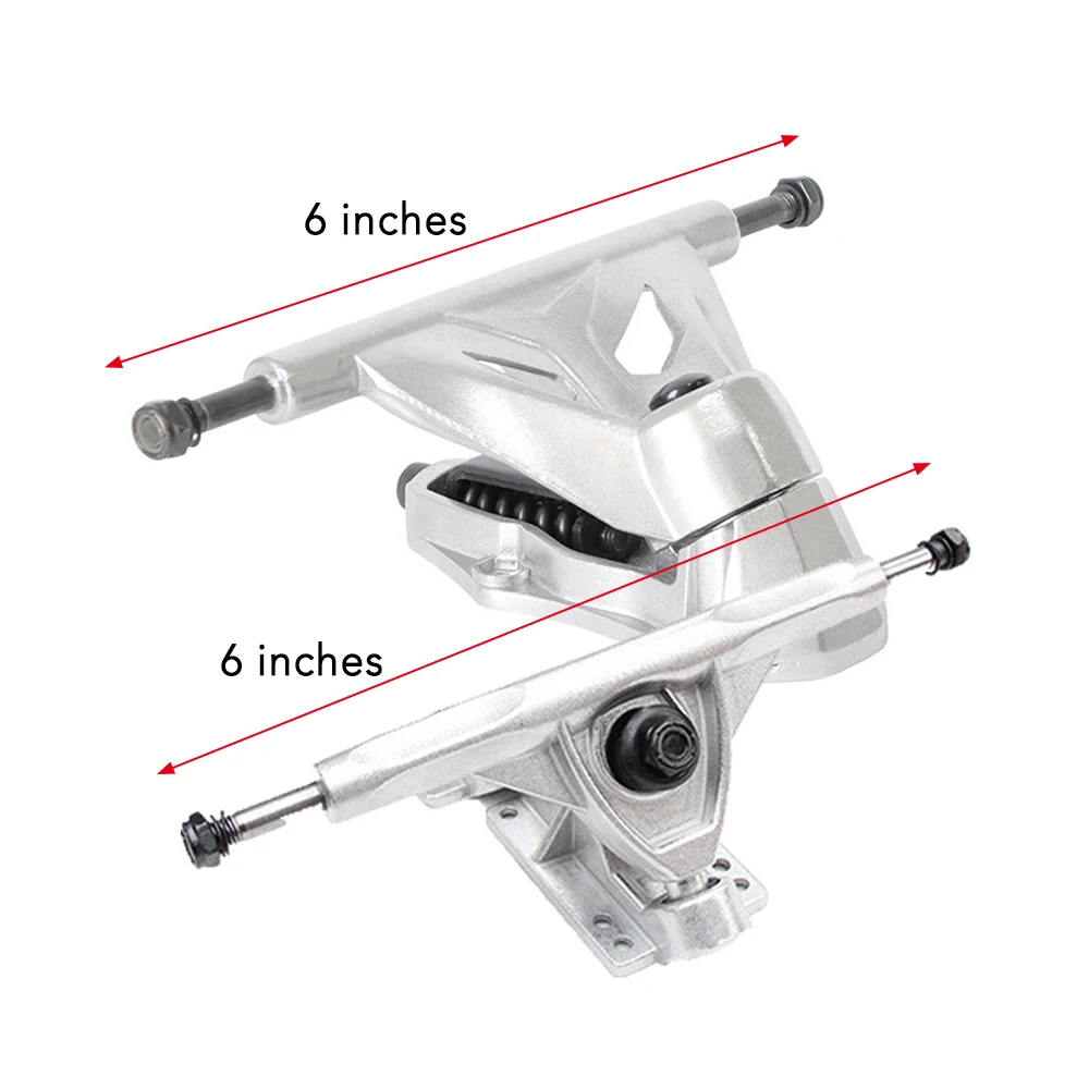 

1 Pair Aluminum Alloy Skateboard Trucks Skateboard Bridges Bracket Skateboard Accessory Aluminum alloy
