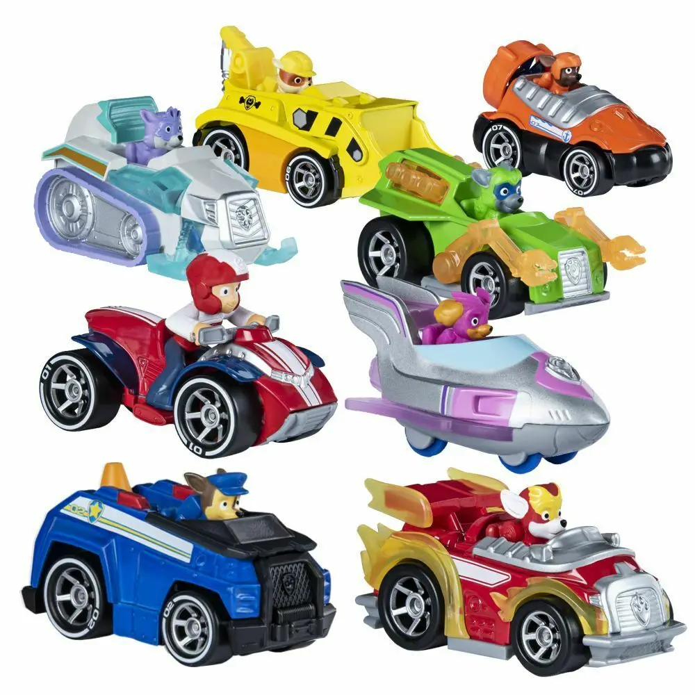 Подлинные Щенячий патруль мини автомобили из настоящего металла 1:55 литой под