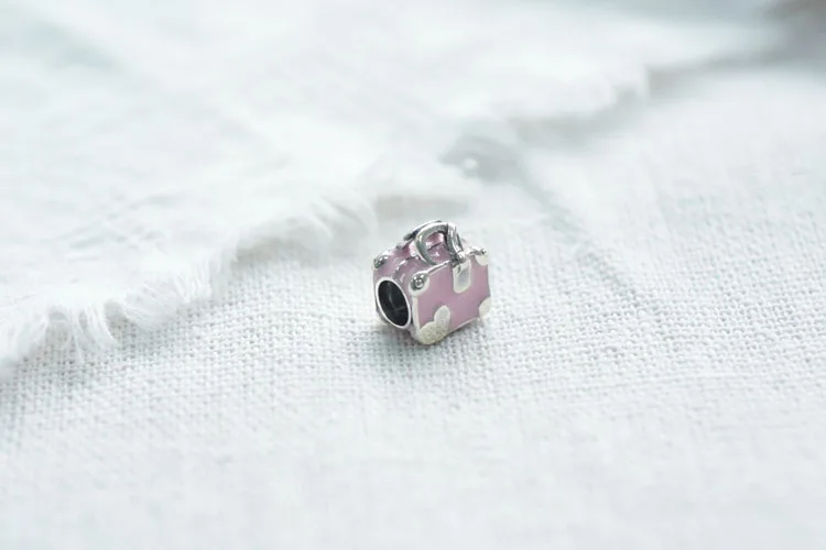 Новое поступление 100% бусин розовые подвески для сумки путешествий подходят