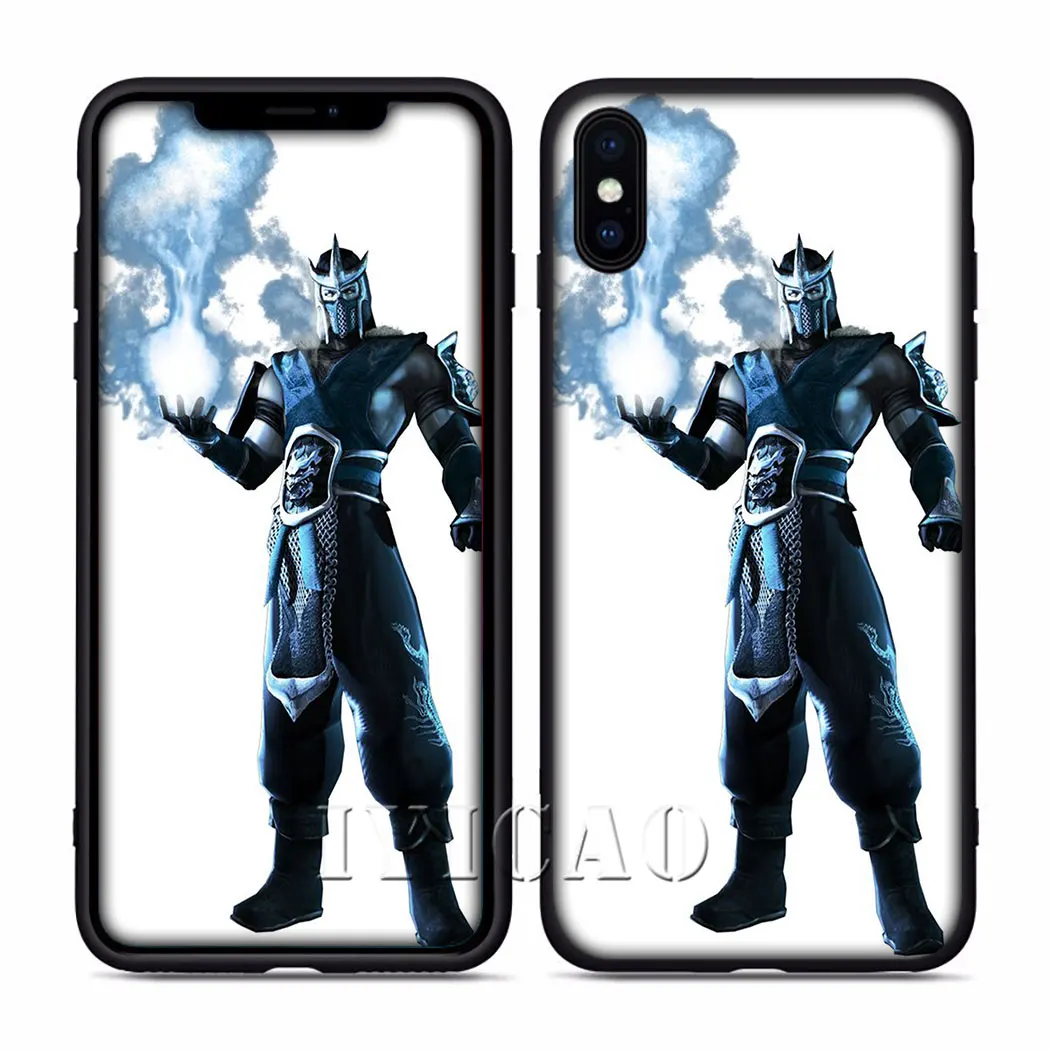 IYICAO Scorpion In Mortal Soft Silicone Phone for iPhone X XS XR Max 6 6s 7 8 Plus 5 5s SE 10 11 pro max Cover |