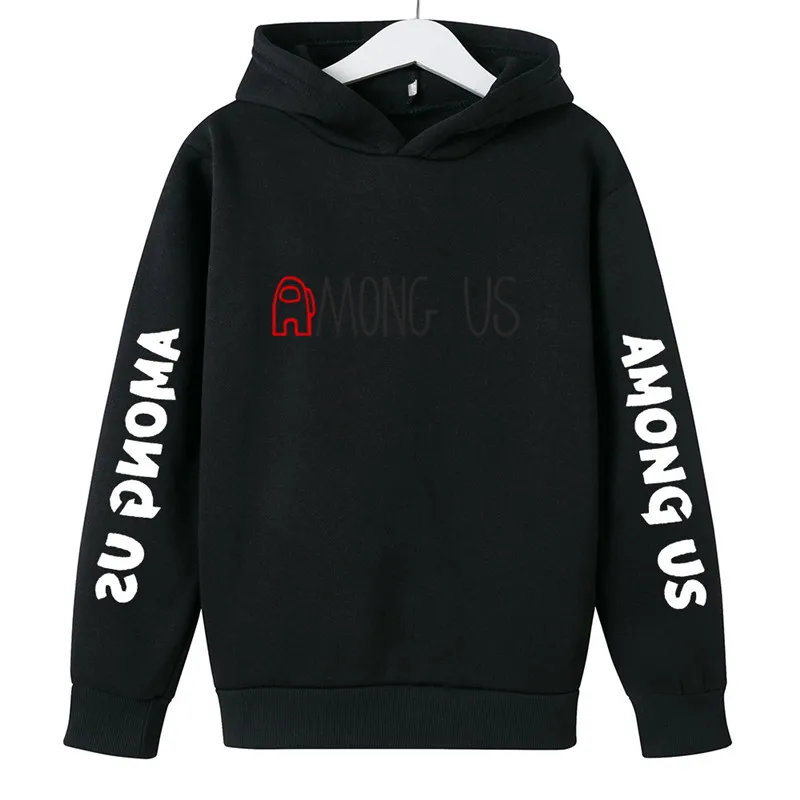 

Boys Girls Among Us Impostor Graphic Hoodies Teenagers Oversized Cartoon Hooded For 3-14 Years Children Print Cotton Sweatshirt