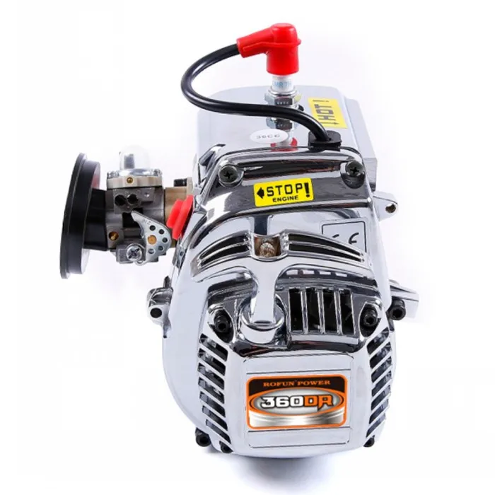 1/5 Rovan хром 36cc двойное поршневое кольцо 4 болта двигатель бензиновый Walbro 1107 для ROVAN