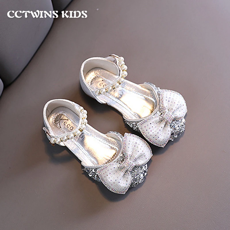 

Girls Shoes 2021 Autumn Kids Fashion Sandals Brand Rhinestone Mary Janes Glitter Princess Toddler Dress Party Dance Baby Flats