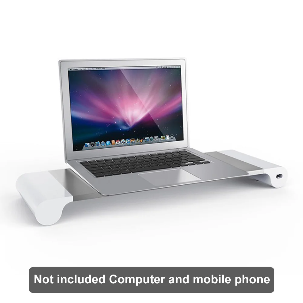 

Stand Durable Holder Portable Monitor Base Accessories With USB Charging Port Desktop Increased Laptop Non-Slip Aluminum Alloy
