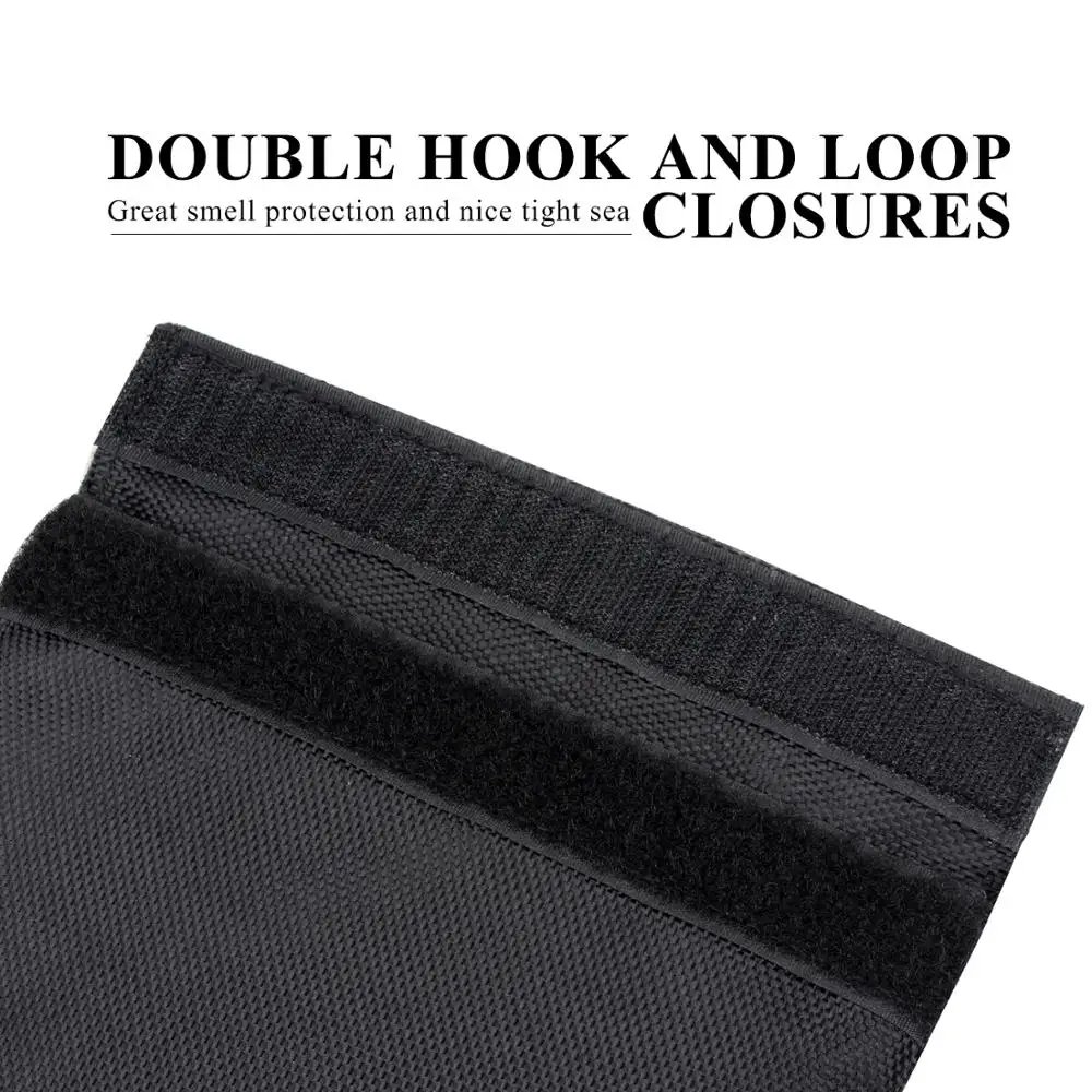 Сумка для хранения с застежкой липучкой маленькая сумка подкладкой из углерода