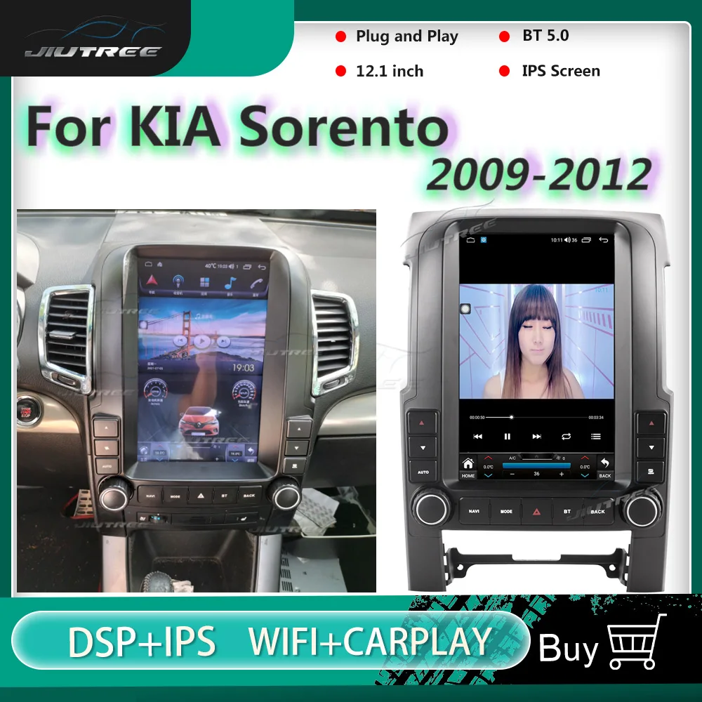 

Автомагнитола 128G Android для Kia Sorento 2009-2012, GPS-навигация, 2Din вертикальный экран, автомобильный стерео Мультимедийный Плеер, головное устройство