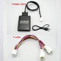 yatour car music audio mp3 player for toyota lexus scion 2003 2013 with navigation y cable usb sd adapter 66pin avensis corolla