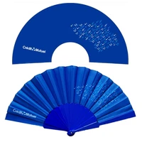 500pcs customized spanish style plastic hand fan with advertising logo print for promotion or decoration