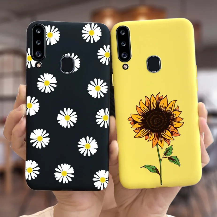 Daisy Sunflower Cover For Samsung Galaxy A20s Case A20 A10s A20e A10 Soft Slim Funda For Samsung A10 A 20 s 20e A20s Phone Cases