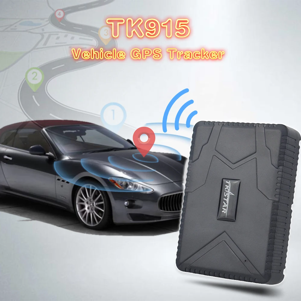 GPS трекер TKSTAR TK915 автомобильный локатор батарея 10000 мАч в режиме ожидания 120 дней