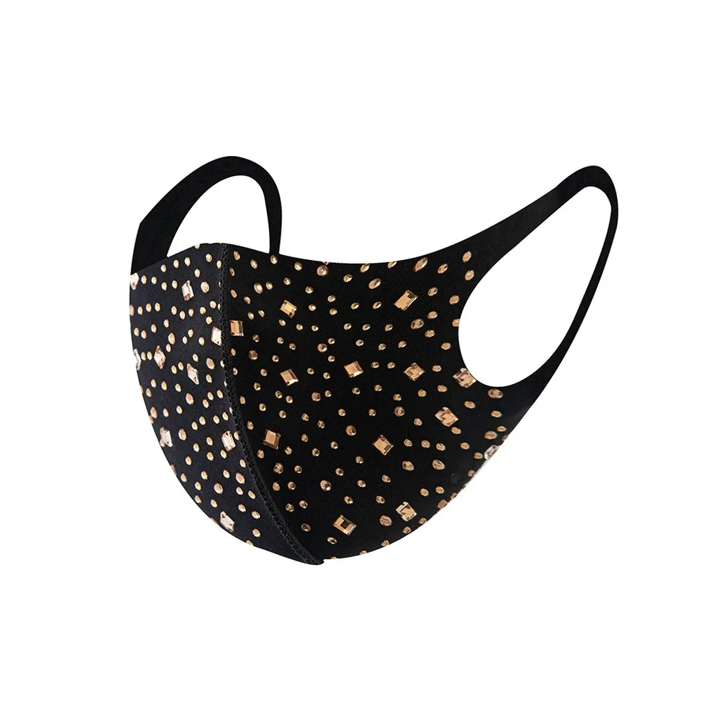 Респиратор многоразовый пылезащитный с блестками и фильтрами | Дом сад