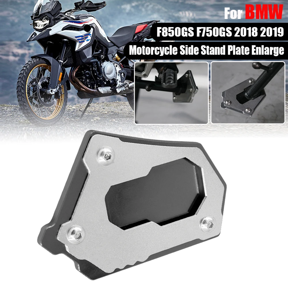

Kickstand Side Stand Pad For BMW F850GS F750GS F 850 750 GS F850 F750 2018 2019 Motorcycle CNC Plate Enlarge Support Extension