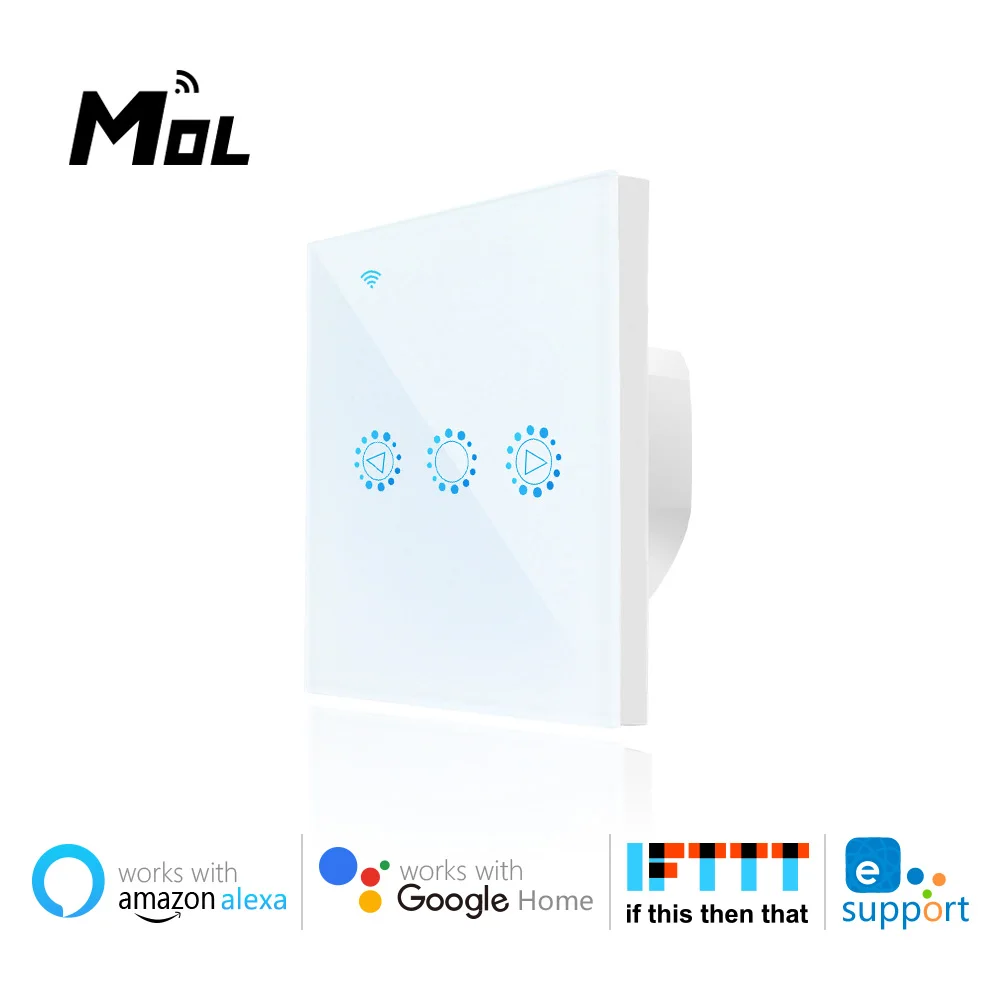 

Светодиодный диммер Smart Wifi сенсорный светильник ель света 220 В/110 в ЕС белый работает с Alexa Google Assistant Ewelink