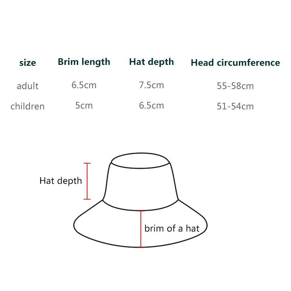 

2021 Fashion New Parent-child Solid Color Fisherman Hat Men's And Women's Leisure Sun Protection Hats Trendy High-quality Hats