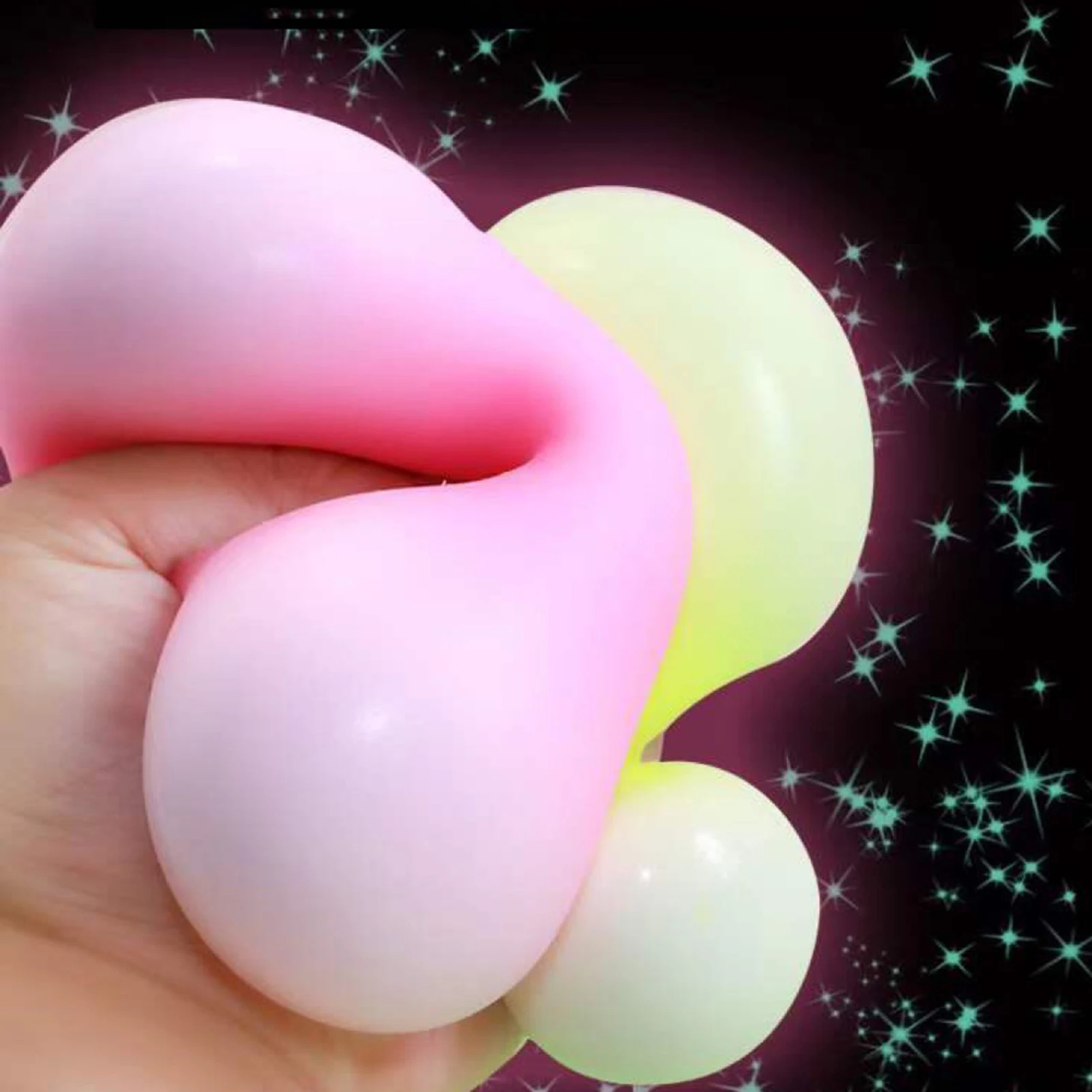 

Luminous Tofu Stress Ball Fidget Toy Squeeze Toy For Adults KidsVent Pinch Toys Fluorescent Products Soft Rubber Pinch Music