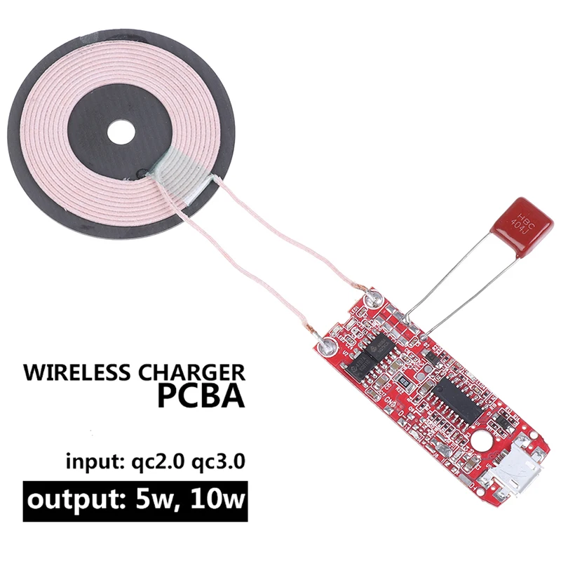 

Wireless Charger PCBA Circuit Board Coil For Samsung S8 S9 Note 8 9 Wireless Charging DIY For IPhone XS Max XR