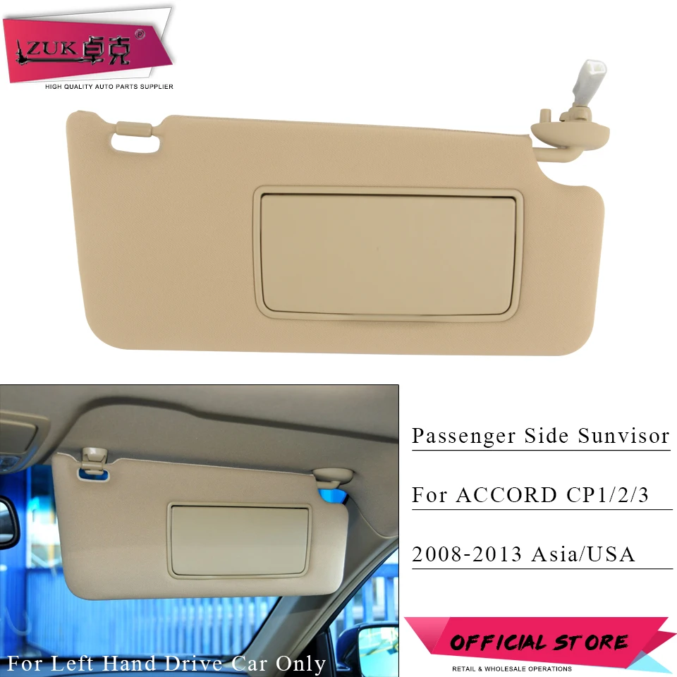 Козырек от солнца для пассажиров ZUK козырек противоослепляющий HONDA ACCORD 2008 2009 2010 2011
