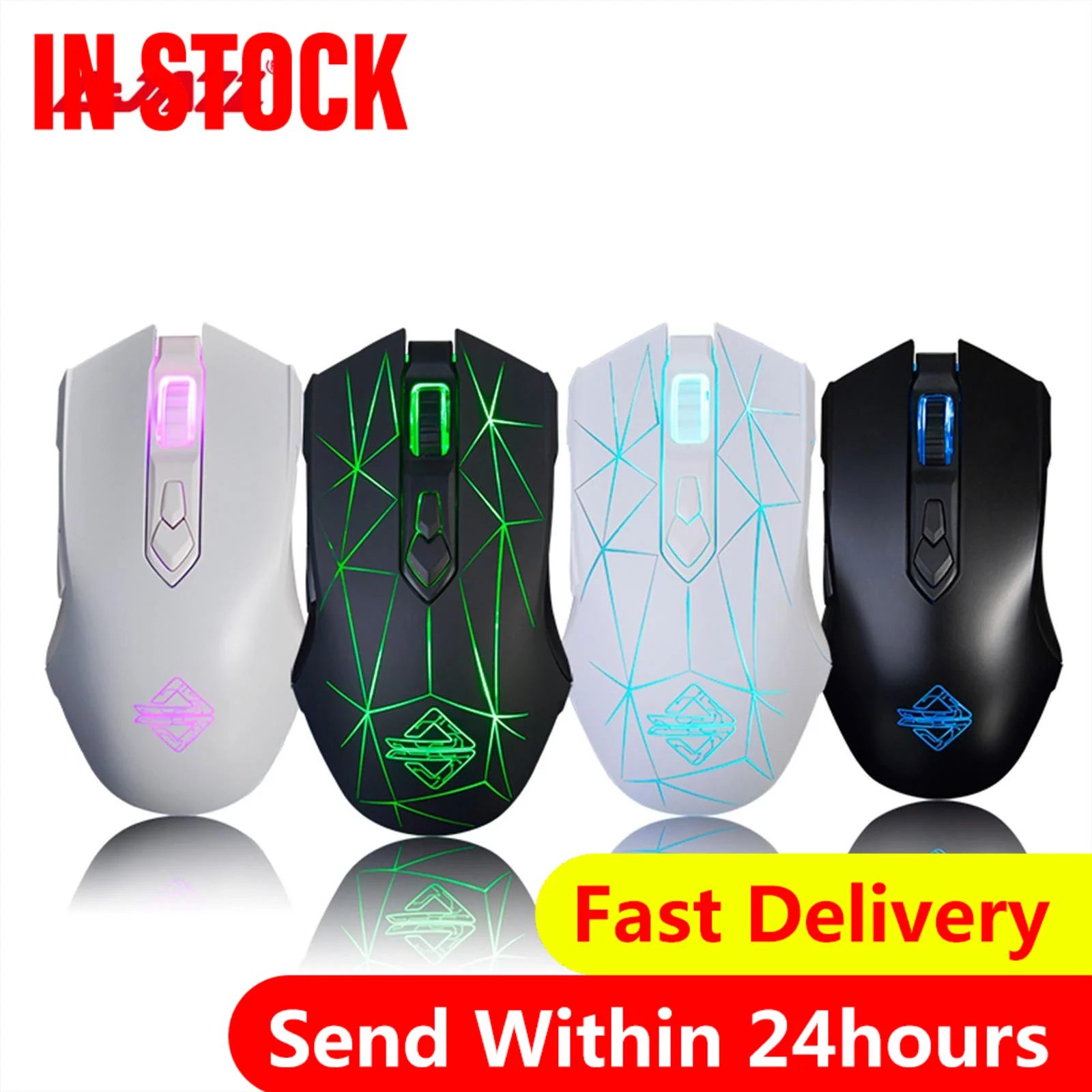 

Aj52 7 Rgb Backlit Modes Wired Professional E-sport Gaming Mouse Adjustable Dpi 750/1000/1250/1500/1750/2000/2500 Black #3