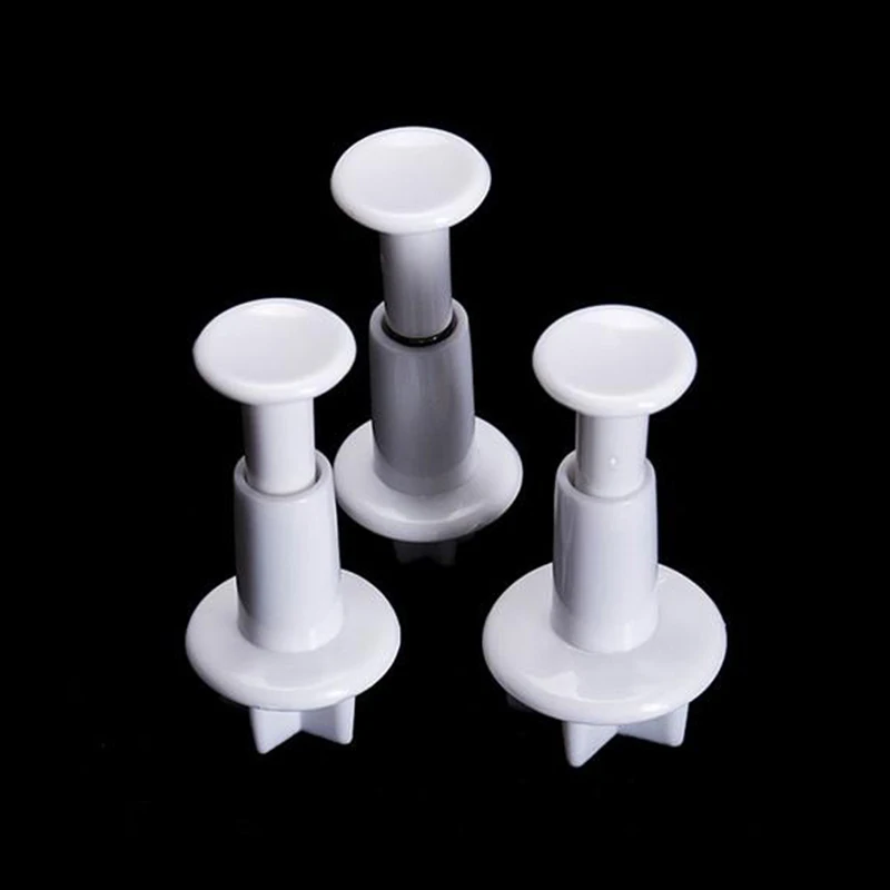 3 Pcs/Set Star Cake Cutter Plunger Cookies Sugar Paste Sugarcraft Decorating Mold Hot Tools kitchen Bakeware gadget | Дом и сад