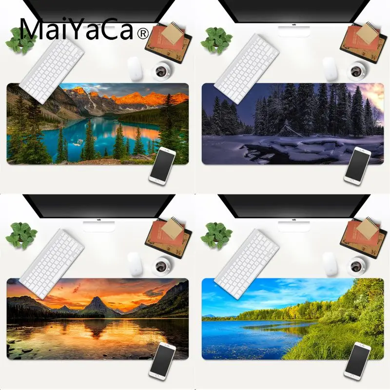 

Игровой скоростной коврик для мыши Forest Lake, розничная продажа, маленький резиновый коврик для мыши, игровой коврик для мыши, большой игровой ...