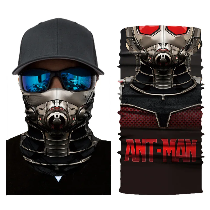 Бесшовные 3D банданы с черепом шейный баффер мотоциклетная велосипедная маска