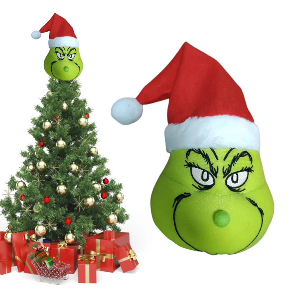 

Decorações de árvore de natal em grpolegadas, decoração de árvore de natal, boneco de pelúcia