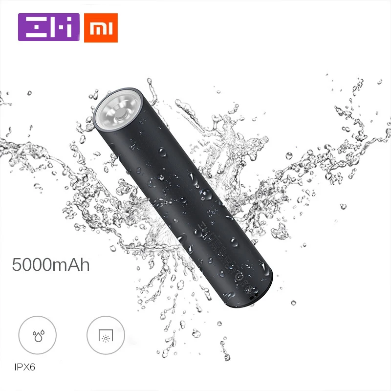 Xiaomi ZMI LPB02 портативный мощный флэш-светильник 5000 мАч Внешний аккумулятор IPX6 Водонепроницаемый аварийный SOS наружный МОЩНЫЙ СВЕТИЛЬНИК