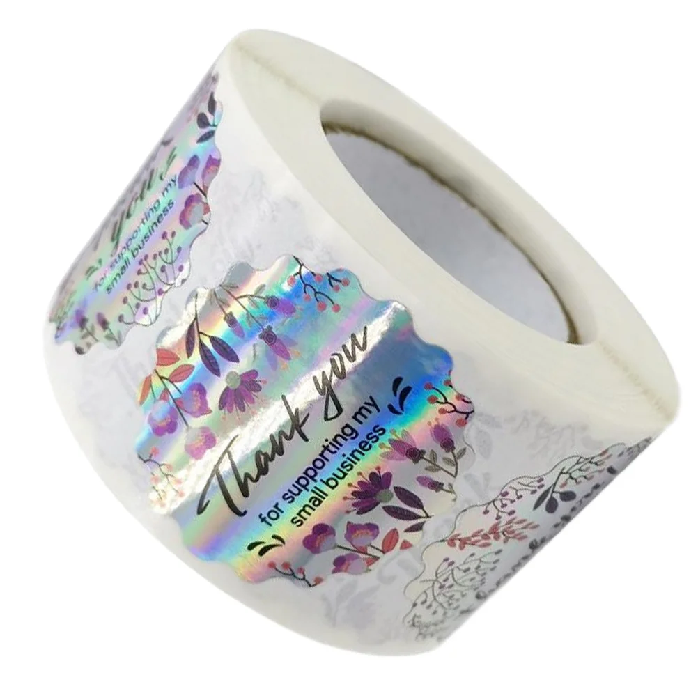 

1 Roll/5000pcs Thank You Gift Packing Sealing Sticker Label Sticker Decals