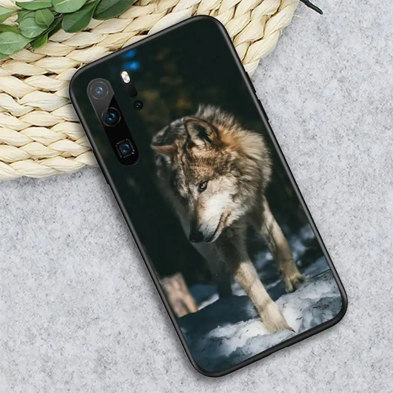 

wolf horror animal moon Phone Case For Huawei honor Mate P 10 20 30 40 i 9 8 pro x Lite smart 2019 nova 5t