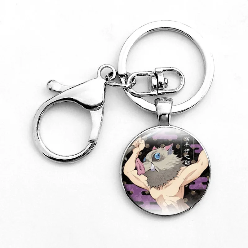 Ключница с мечом Demon Slayer из нового японского аниме 2020 года в стиле косплей, с катаной, призрачным клинком и стеклянным шариком на подвеске - оптовая продажа.