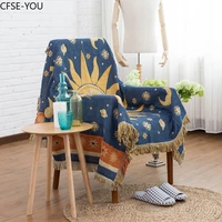 the sun god throw blanket sofa decorative slipcover cobertor on sofa beds plane travel plaid non slip stitching blankets