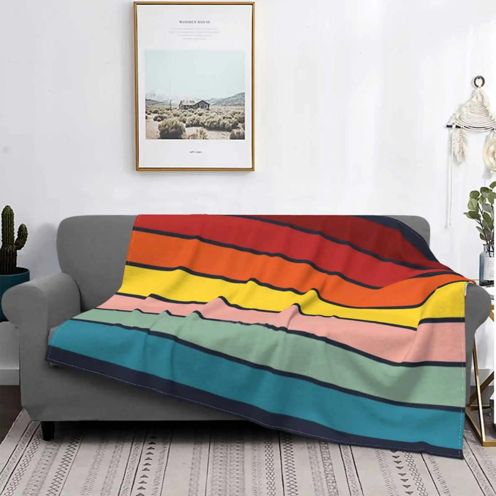 

Manta suave de franela с принтом и персонализированным, manta de franela с изображением графического ретро, современный и абстрактный, винтажный патрон