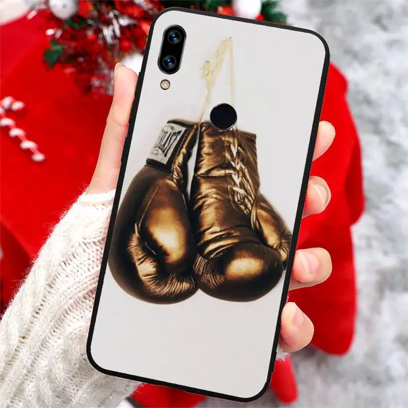 

Boxing Gloves sports Phone Case For Xiaomi Redmi note 7 8 9 t k30 max3 9 s 10 pro lite