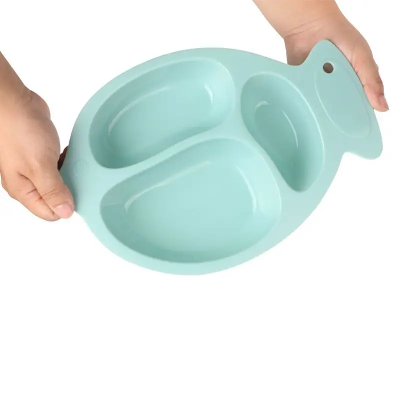 

Baby Feeding Food Tableware Cartoon Kids Dishes Eating Dinnerware Training Plate