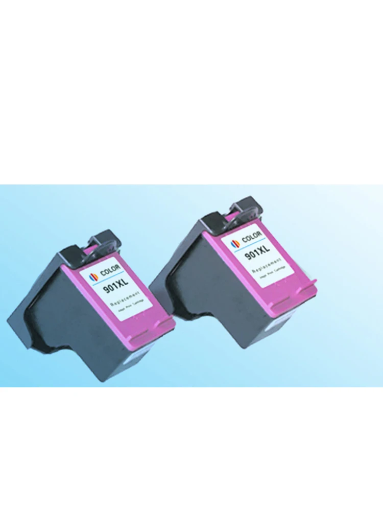 2 шт. 901 цветной картридж для замены совместимый hp901 901XL Officejet J4500 J4524 J4530 J4540 J4550 J4580