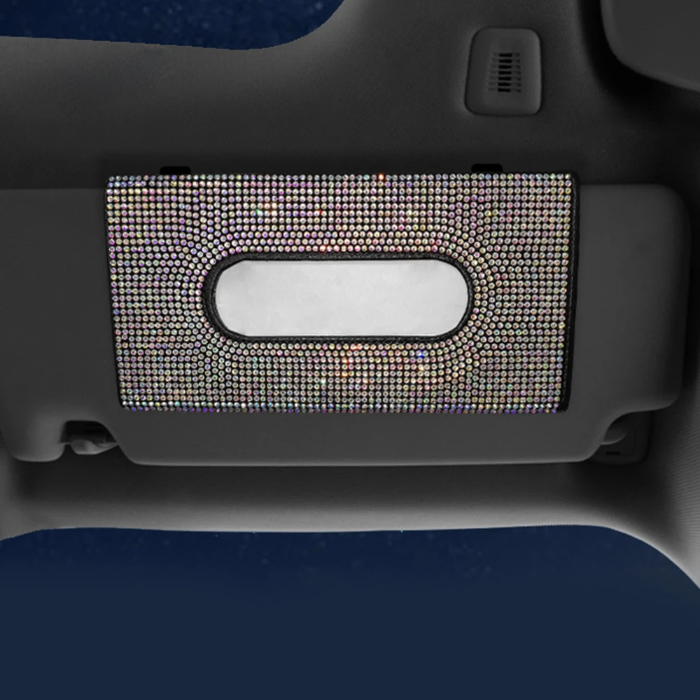 

Яркий Автомобильный держатель для салфеток на солнцезащитный козырек, яркие автомобильные аксессуары для женщин, подвесной автомобильный ...