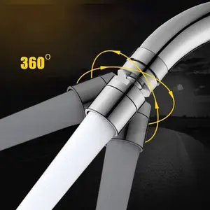1pcs flexible 360 degree aerator outlet swivel tap water saving faucet nozzle sprayer tap head sink mixer kitchen supplies free global shipping