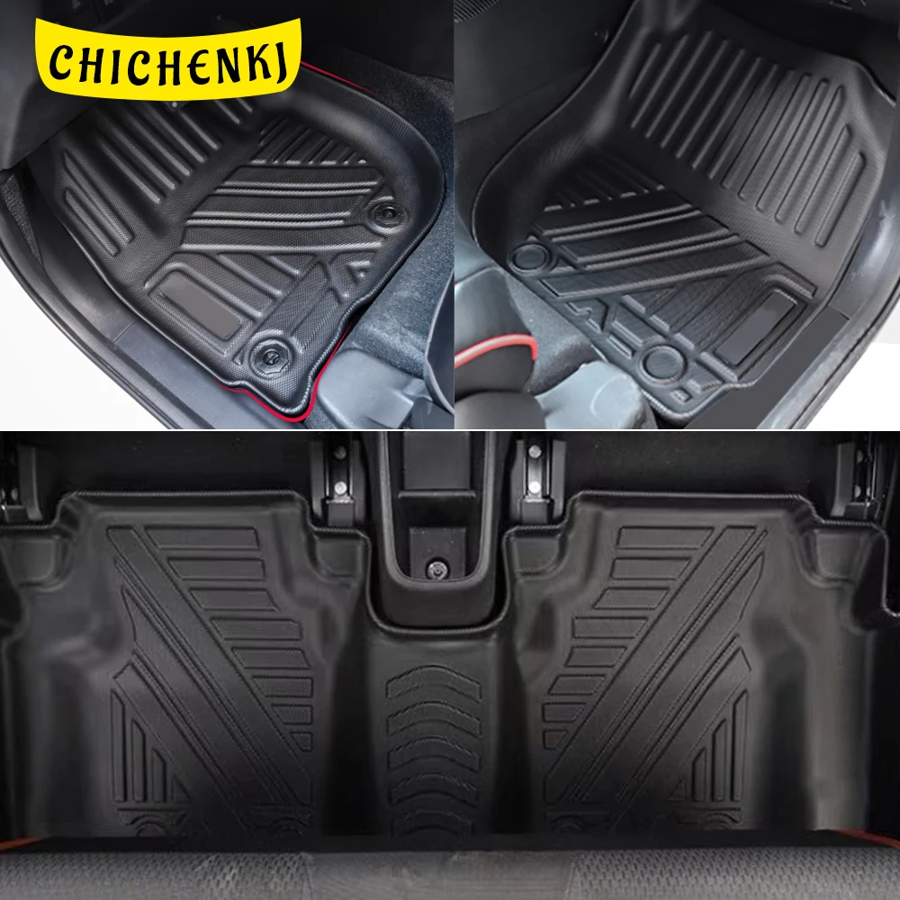 

Автомобильные коврики для Honda Fit Jazz 2014-2021, всесезонные коврики из ТПЭ без запаха, водонепроницаемые коврики для подноса, аксессуары для интер...