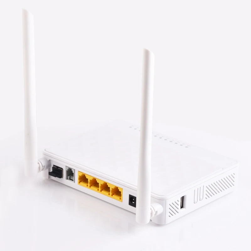 

OEM Components Pon SFP Modul Reverse Xpon Gpon Gepon Onu 1Ge+3Fe+Voip Wifi Router 5dBi