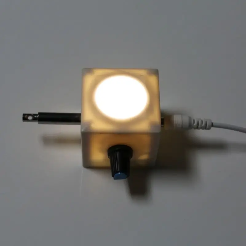 USB белый светодиодный светильник ing нижний источник Биологический микроскоп