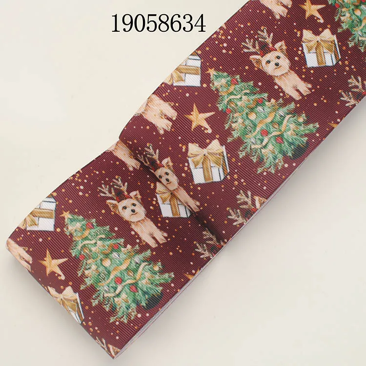 Новинка 5 ярдов корсажная/атласная лента теплопередача печатная 25 мм/38 мм/50 мм/75