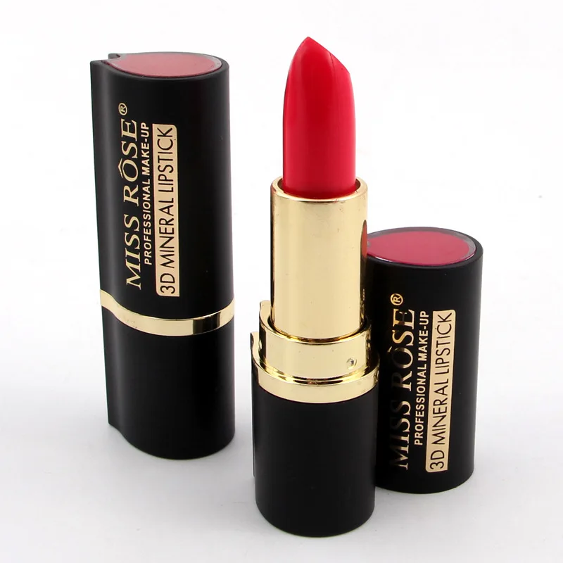 MISS ROSE полностью матовая черная помада 24 в прочный водонепроницаемый стойкий