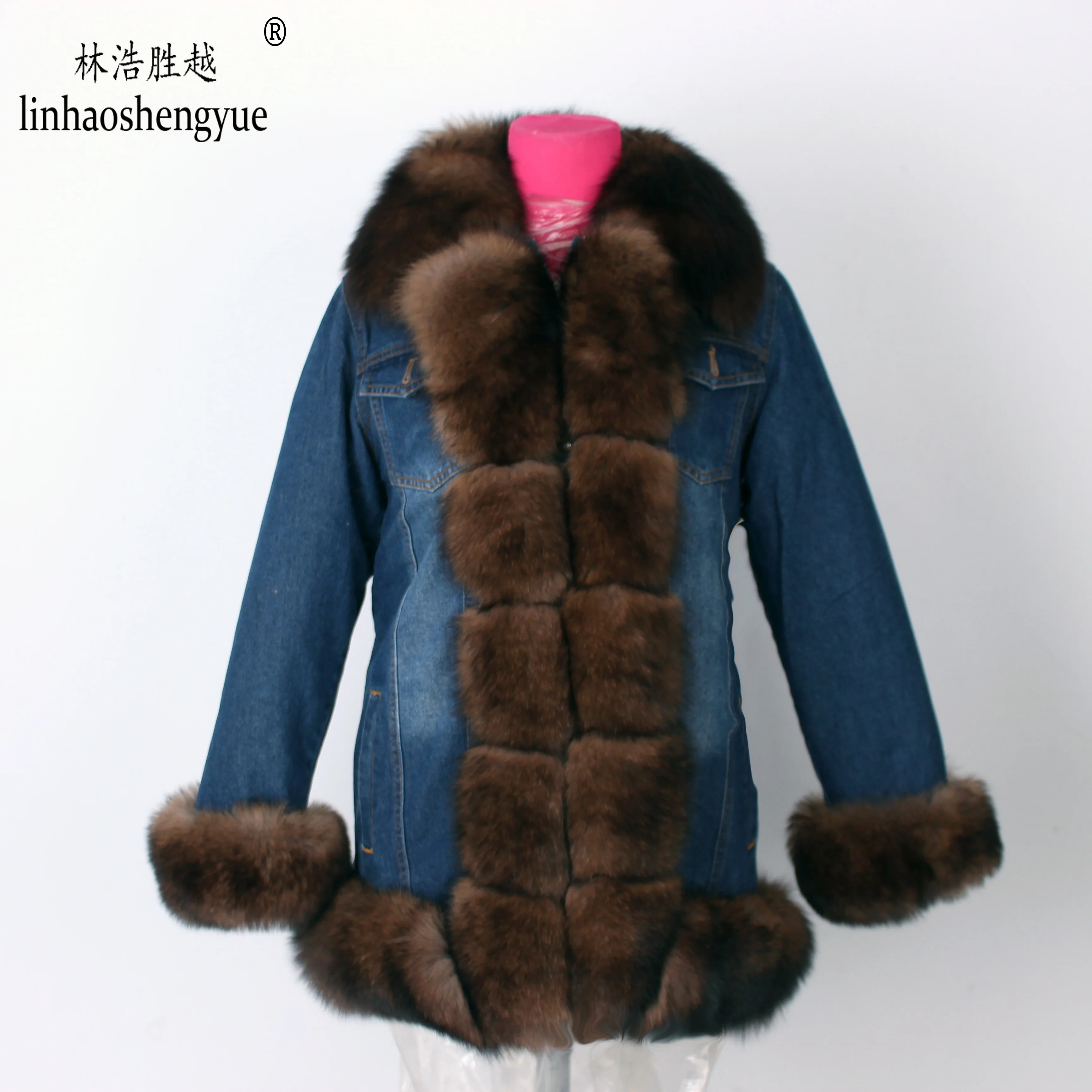linhaoshengyue   Fox fur coat