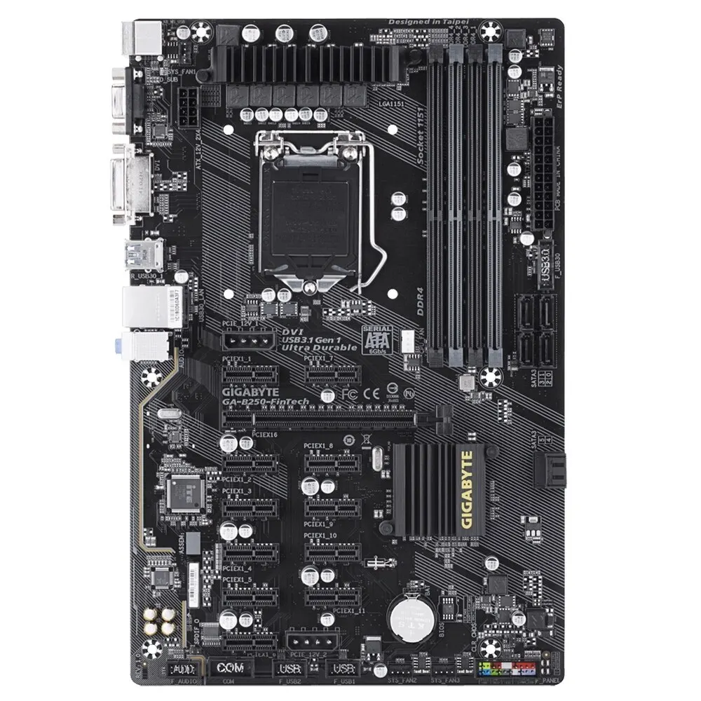 Материнская плата Gigabyte GA-B250-FinTech | Компьютеры и офис